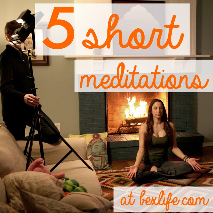 Meditation short meditations meditate don time have stress change life will